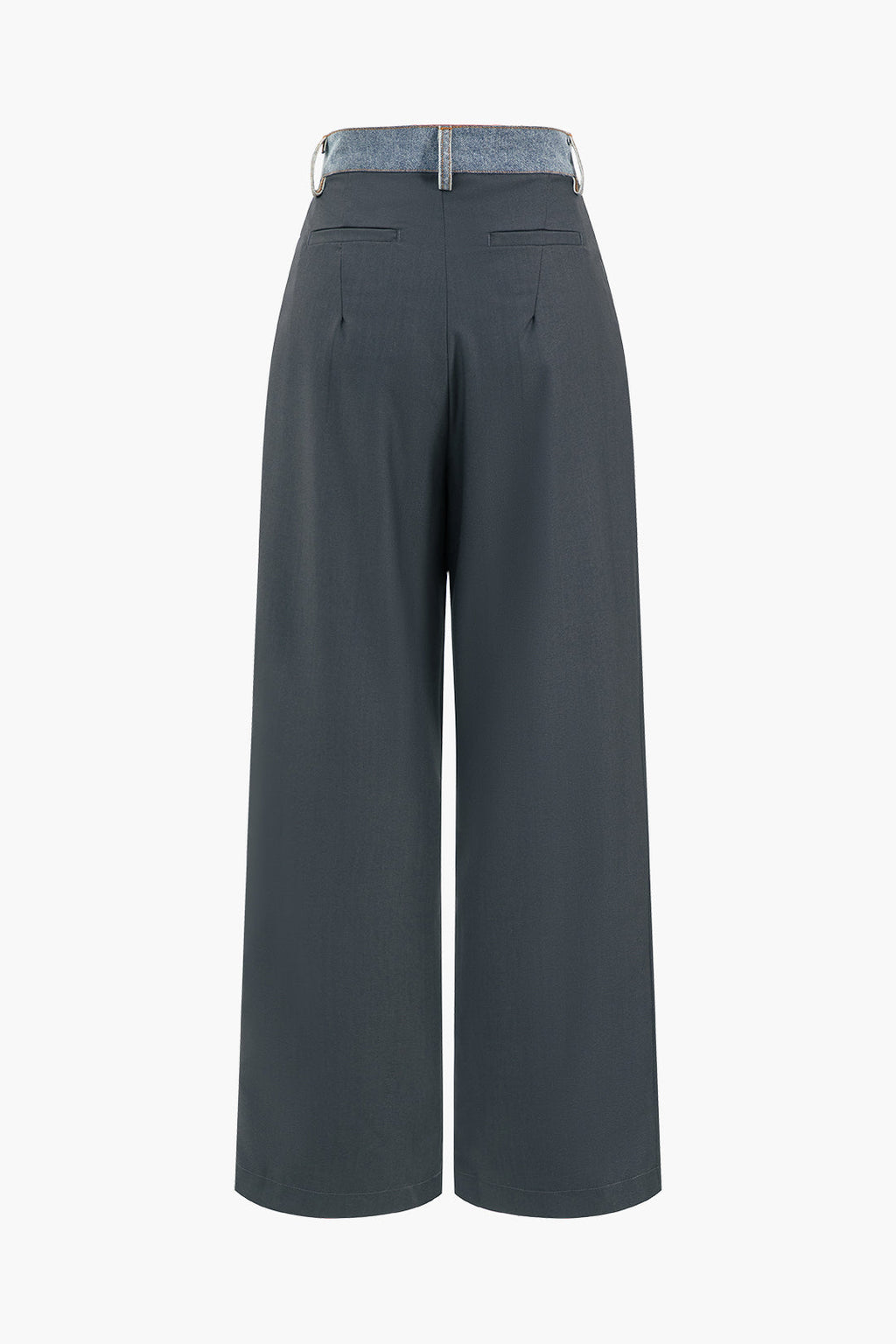 Denim Patchwork Pantolon