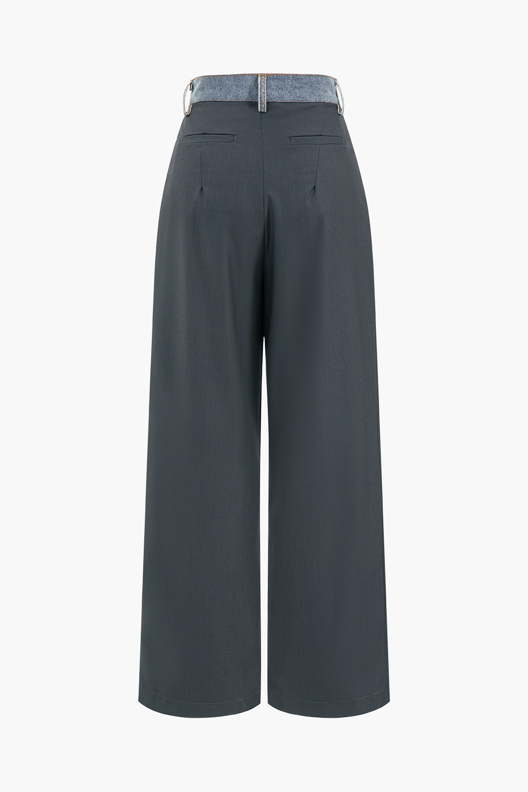 Denim Patchwork Pantolon