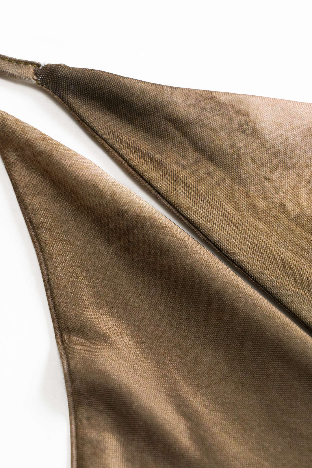 Soyut Desenli Sırtı Açık Askılı Bağlamalı Cami Üstü