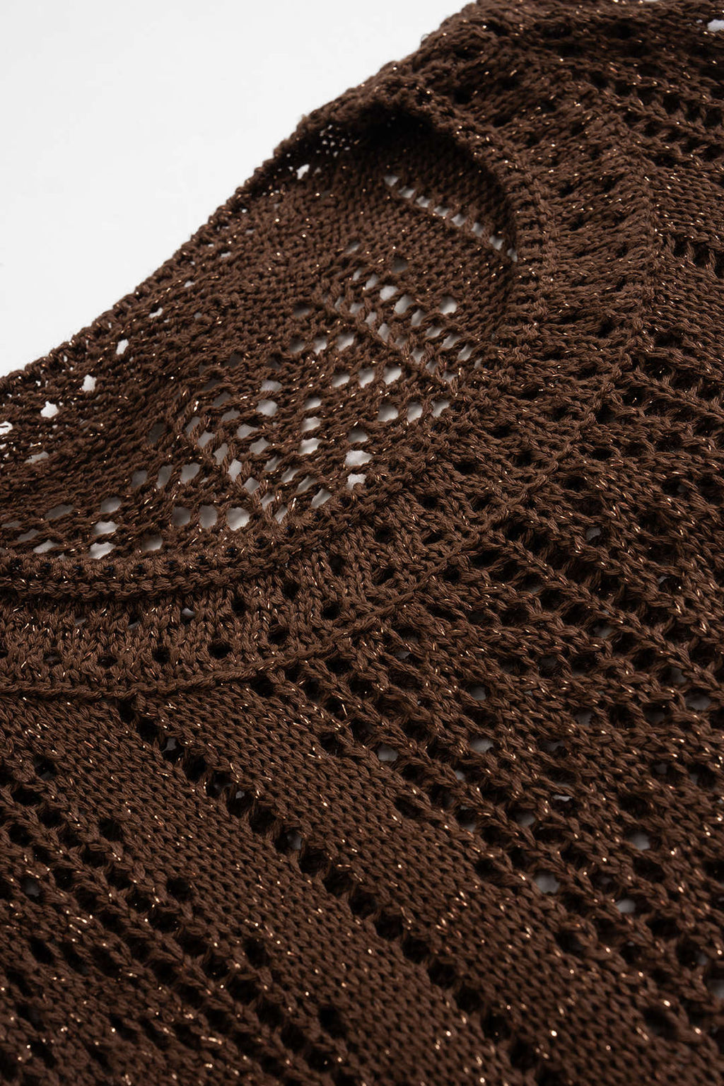 Örgü Deliğe Sahip Kolsuz Elbise