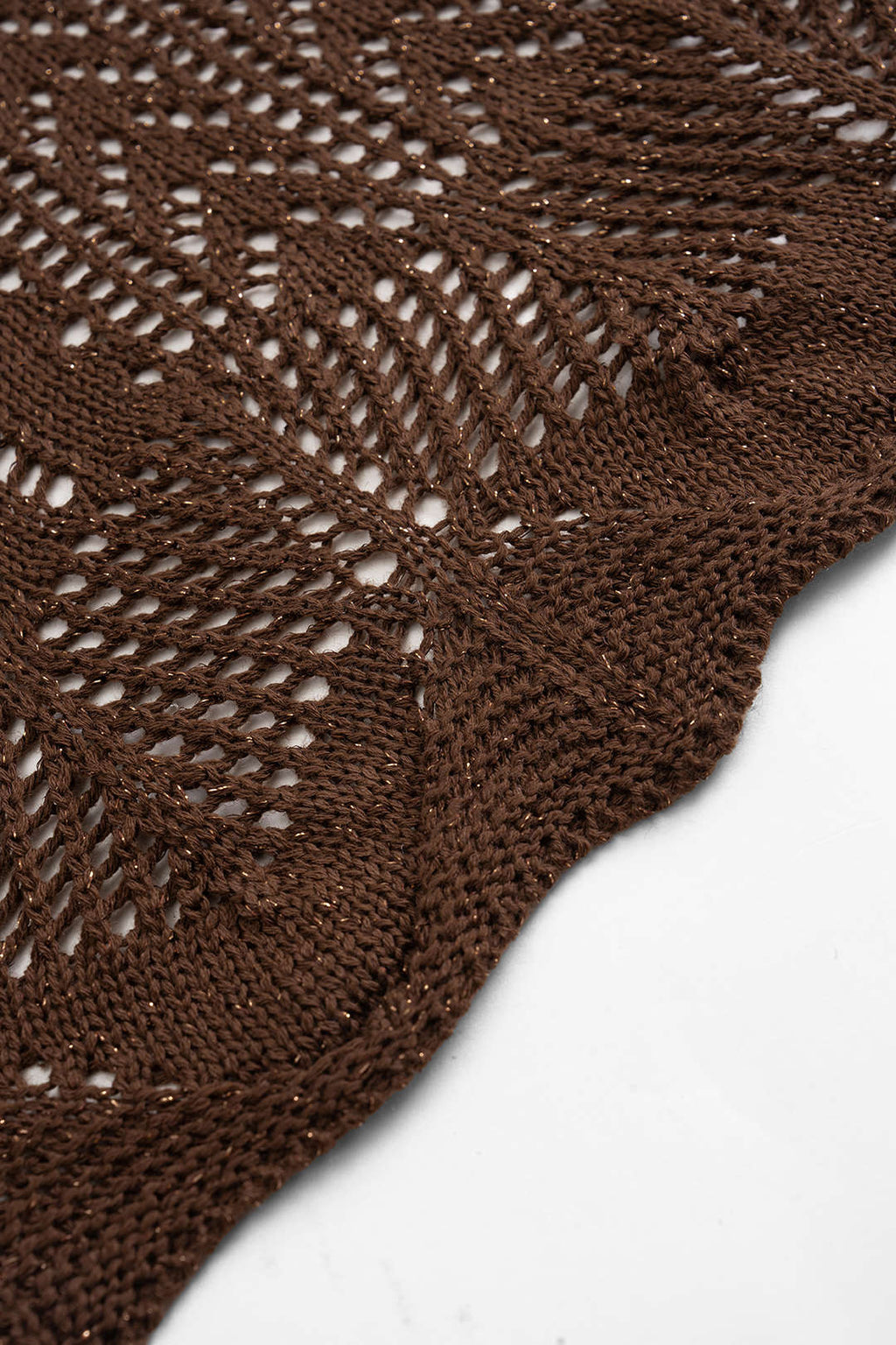 Örgü Deliğe Sahip Kolsuz Elbise