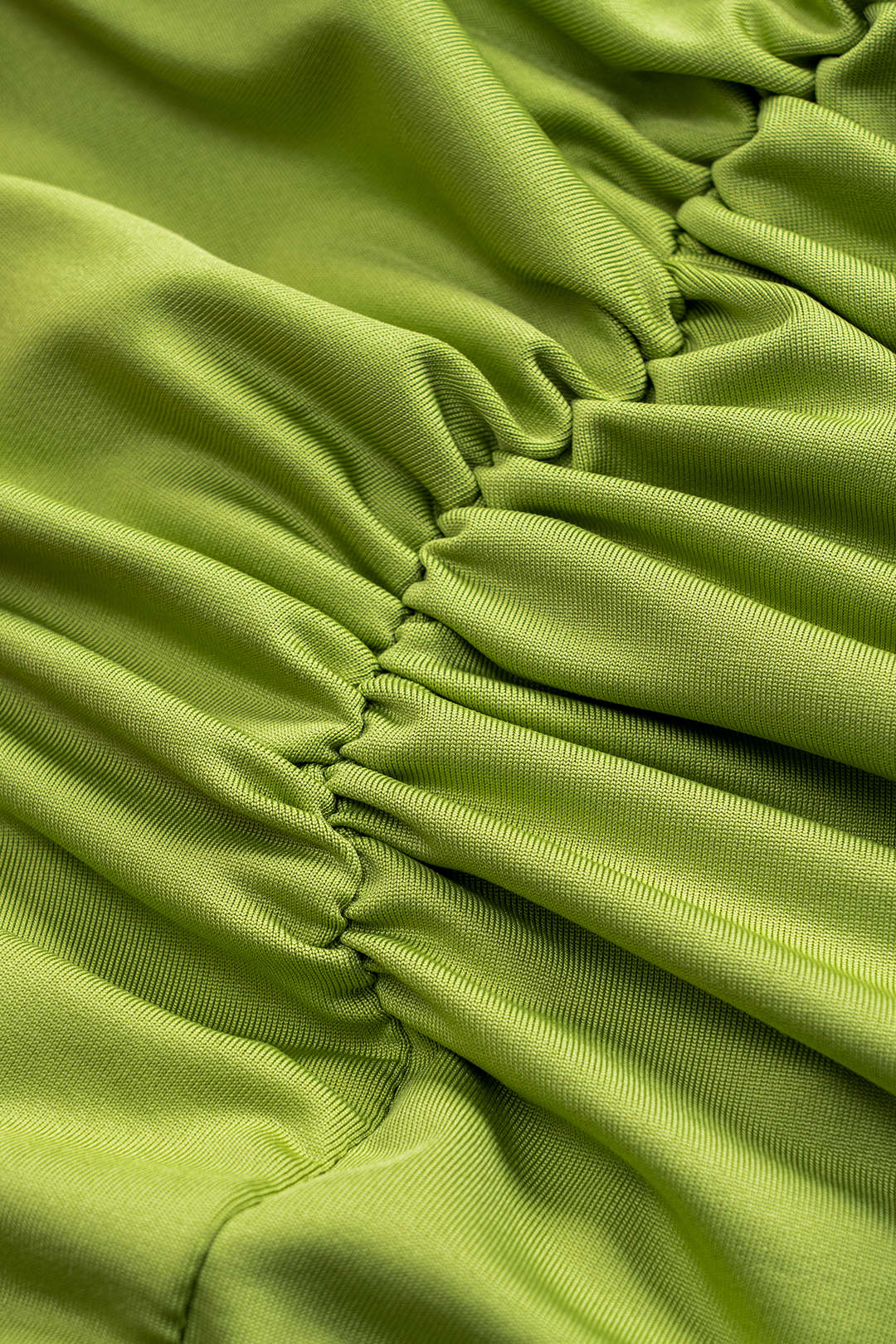 Metal Dekor Fırfırlı Kolsuz Mini Elbise