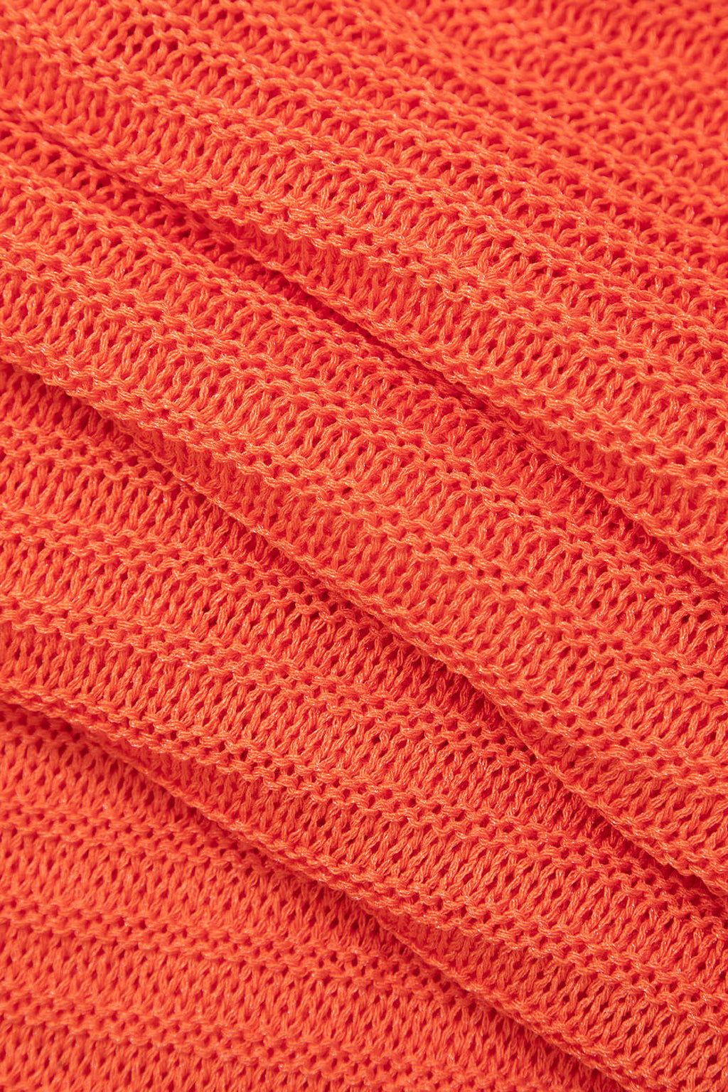 Kenar Kesimi Açık Örgü Sırt Dekolteli Halter Maxi Elbise